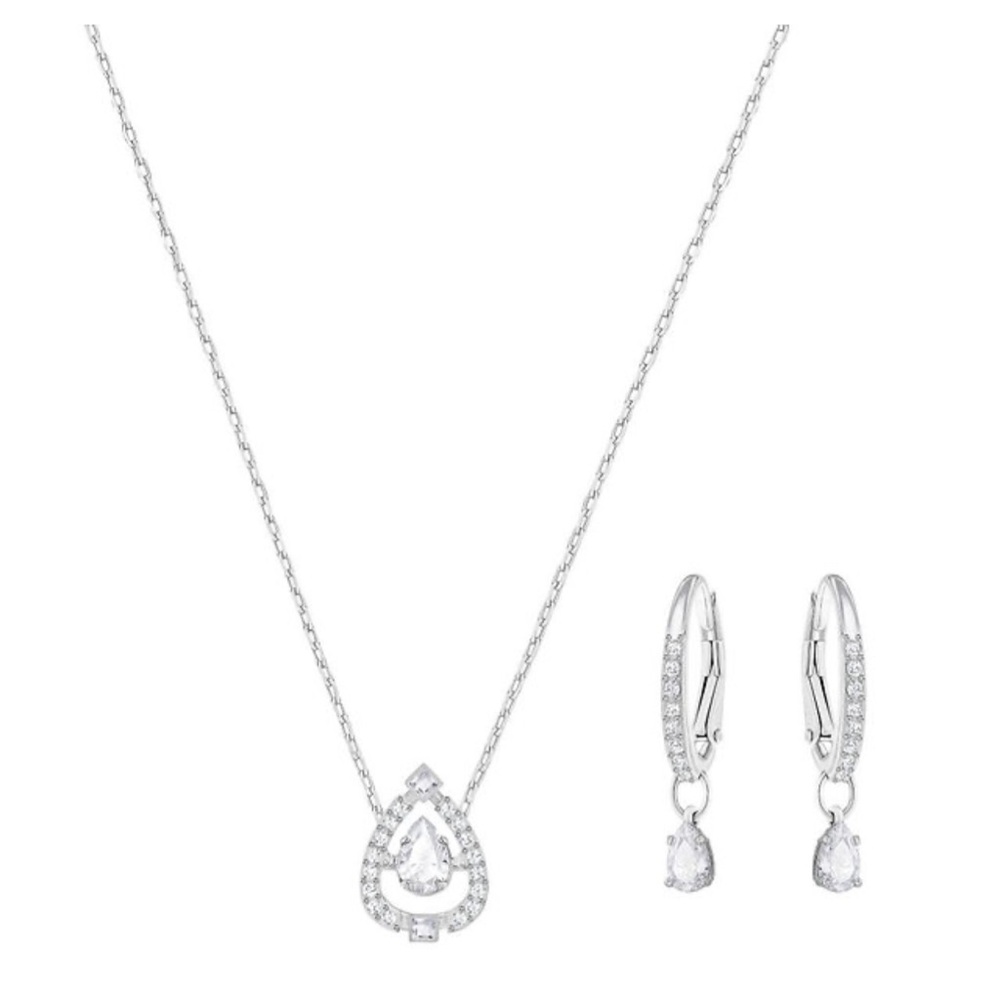 Swarovski Sparkling Dance Pear Set